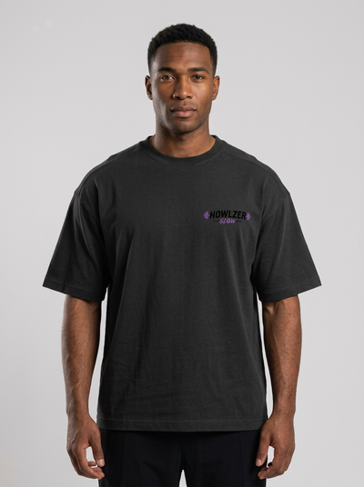 Oversized Graphic Tee - Black