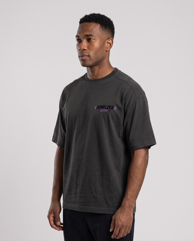 Oversized Graphic Tee - Black