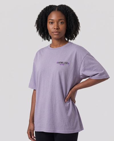 Oversized Graphic Tee - Lilac