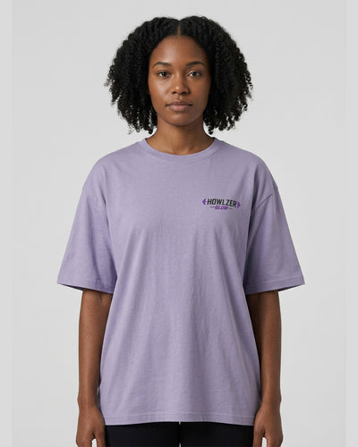 Oversized Graphic Tee - Lilac