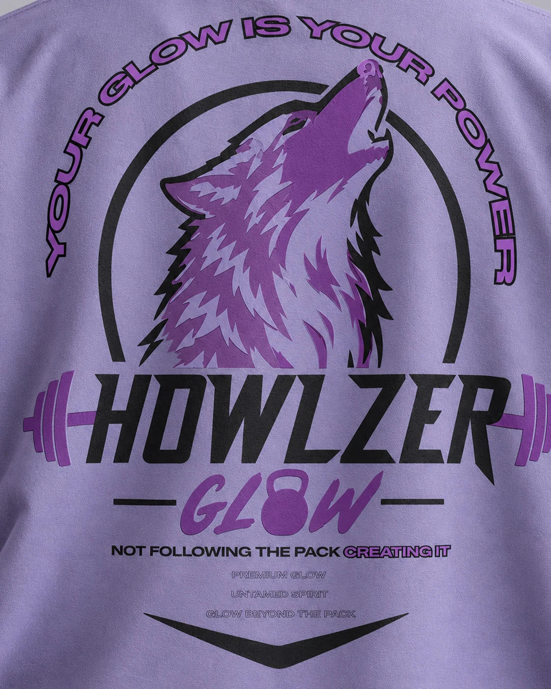 Oversized Graphic Tee - Lilac