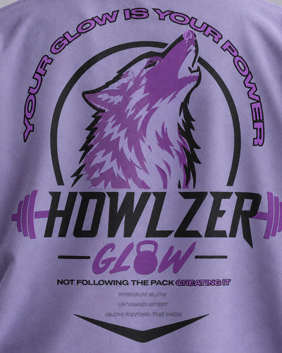 Oversized Graphic Tee - Lilac